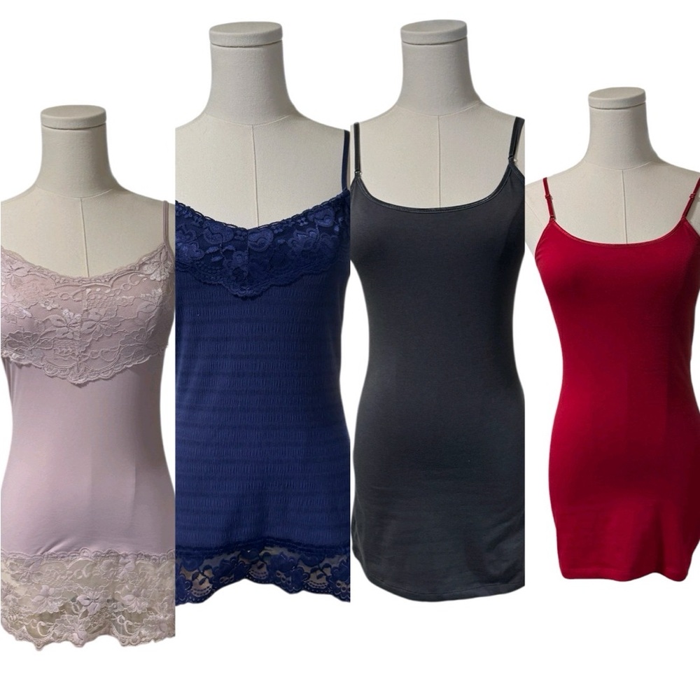 Lot of 4 Tank Tops SZ SM AND XS‎